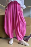 Noa Linen Blend Sia Barrel Trouser Hot Pink